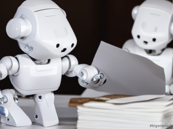 Small robots doing paper work